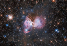 哈勃太空望遠(yuǎn)鏡捕捉到的這個恒星創(chuàng)造的場景