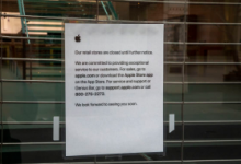 美國(guó)的Apple Store商店將關(guān)閉至5月初