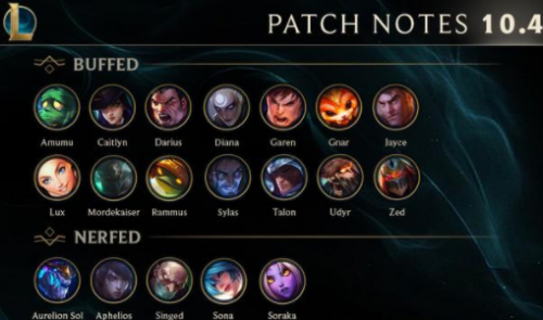 LOL 10.4版本更新速看，增加打野英雄，劍圣蠻王新皮膚