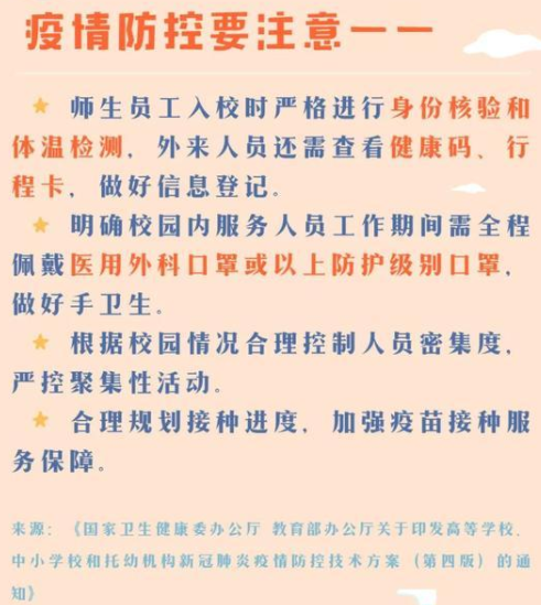 2021秋季開學(xué)將有這些新變化 開學(xué)注意事項