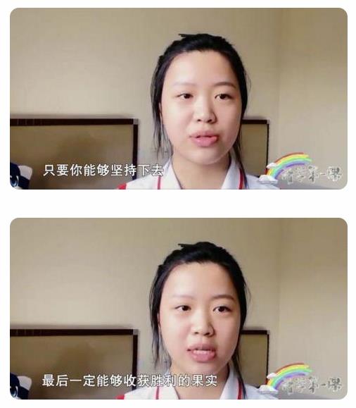奧運(yùn)冠軍蘇炳添?xiàng)钯粚O穎莎的開學(xué)寄語