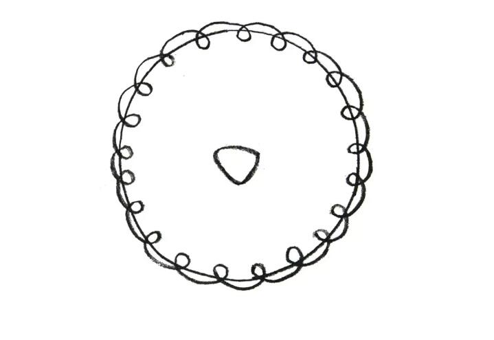 簡(jiǎn)單的獅子彩色簡(jiǎn)筆畫(huà)的畫(huà)法3