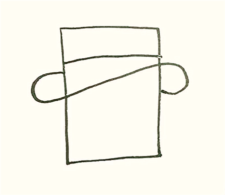 卡通牛仔簡(jiǎn)筆畫1