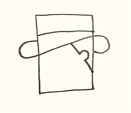 卡通牛仔簡(jiǎn)筆畫2
