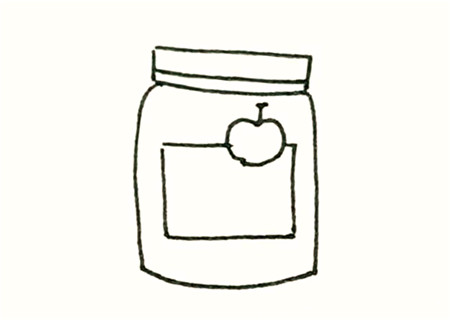 果醬簡(jiǎn)筆畫(huà)的畫(huà)法3