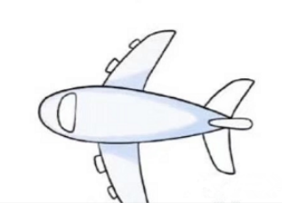 飛機(jī)簡(jiǎn)筆畫圖片大全步驟圖解3