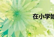 在小學如何培養(yǎng)小孩