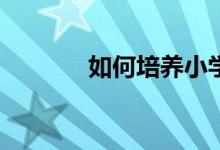 如何培養(yǎng)小學(xué)生的寫作能力？