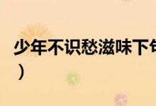 少年不識(shí)愁滋味下句是什么（全詩內(nèi)容及翻譯）