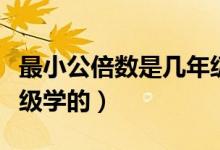 最小公倍數(shù)是幾年級(jí)學(xué)的（最小公倍數(shù)是幾年級(jí)學(xué)的）