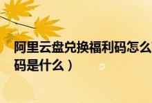 阿里云盤兌換福利碼怎么獲?。ò⒗镌票P4月13日最新福利碼是什么）