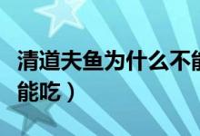 清道夫魚(yú)為什么不能吃呢(清道夫魚(yú)為什么不能吃)