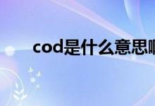 cod是什么意思?。╟od是什么意思）