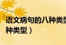 語(yǔ)文病句的八種類型及概念（語(yǔ)文常見(jiàn)病句六種類型）