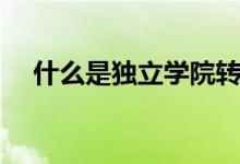 什么是獨立學院轉(zhuǎn)設(shè)（什么是獨立學院）
