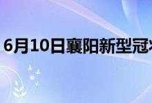 6月10日襄陽(yáng)新型冠狀病毒肺炎疫情最新消息