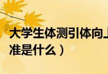 大學(xué)生體測(cè)引體向上標(biāo)準(zhǔn)動(dòng)作（大學(xué)生體測(cè)標(biāo)準(zhǔn)是什么）