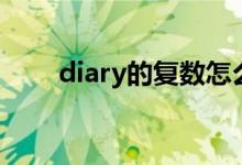 diary的復數怎么讀（diary的復數）