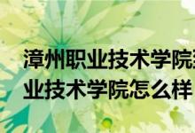 漳州職業(yè)技術學院到底好不好（2022漳州職業(yè)技術學院怎么樣）