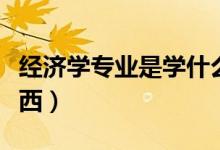 經(jīng)濟學(xué)專業(yè)是學(xué)什么（經(jīng)濟學(xué)專業(yè)是學(xué)什么東西）