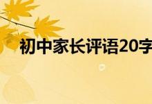 初中家長(zhǎng)評(píng)語(yǔ)20字簡(jiǎn)短（初中家長(zhǎng)評(píng)語(yǔ)）