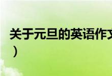 關于元旦的英語作文（元旦的英語短文帶翻譯）