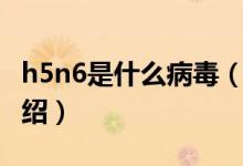 h5n6是什么病毒（關于h5n6是什么病毒的介紹）