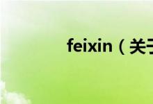 feixin（關于feixin的介紹）