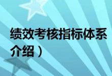 績效考核指標體系（關于績效考核指標體系的介紹）