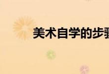 美術(shù)自學的步驟（怎么學會畫畫）