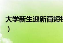 大學新生迎新簡短祝福語（激勵大學新生的話）